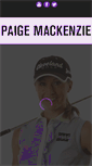 Mobile Screenshot of paigemackenziegolf.com